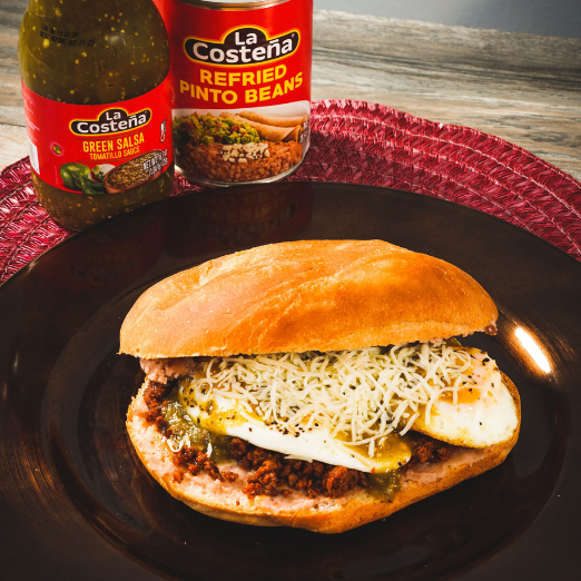 Egg and chorizo torta
