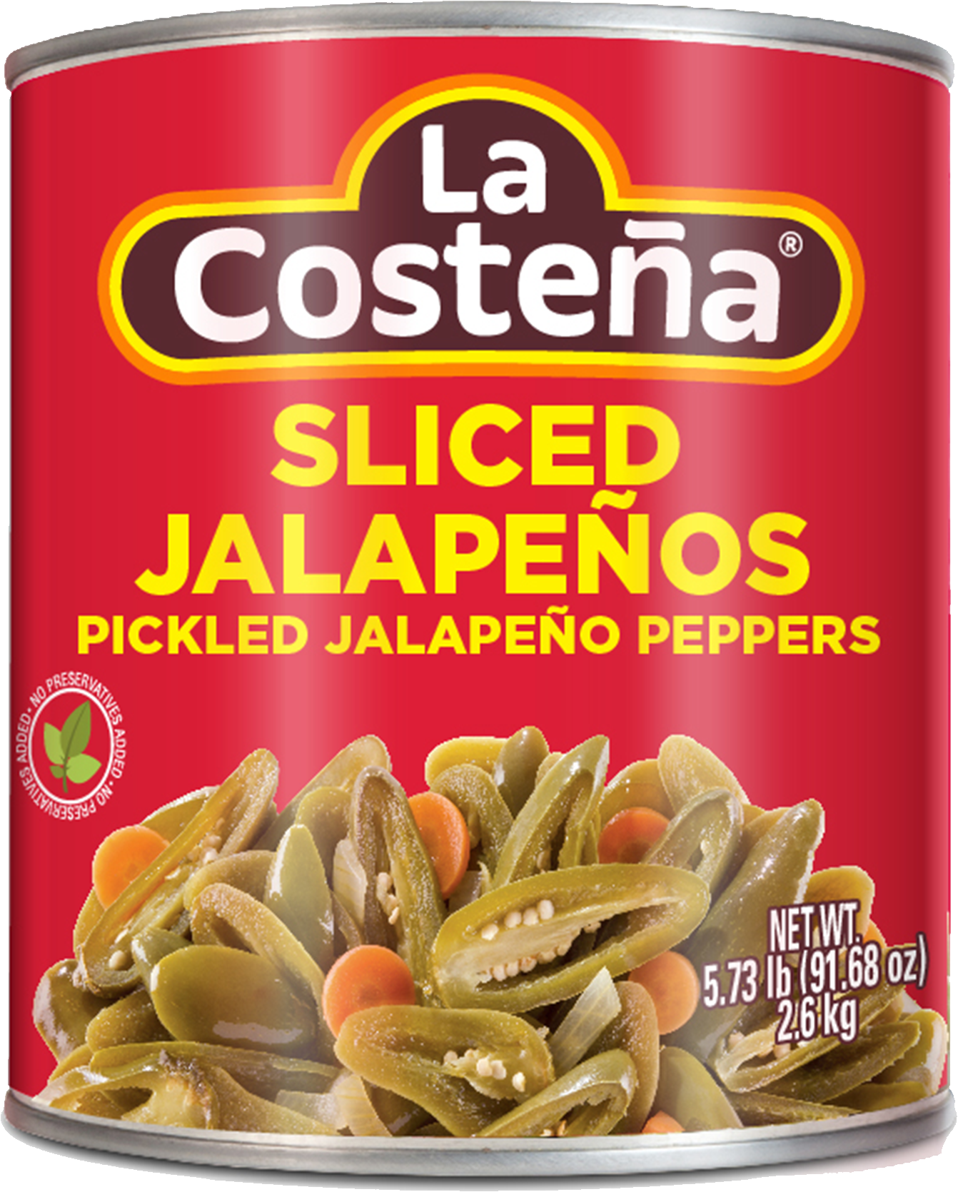 Sliced jalapeños