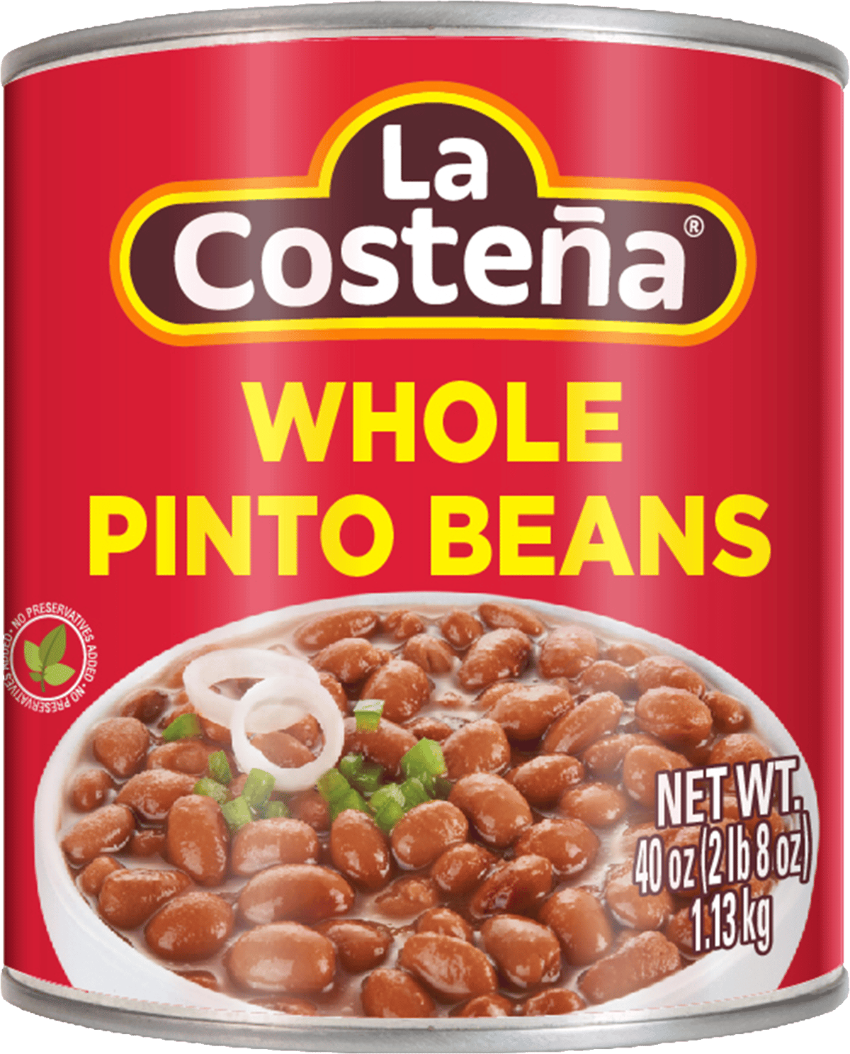 La Costeña Whole Pinto Beans can