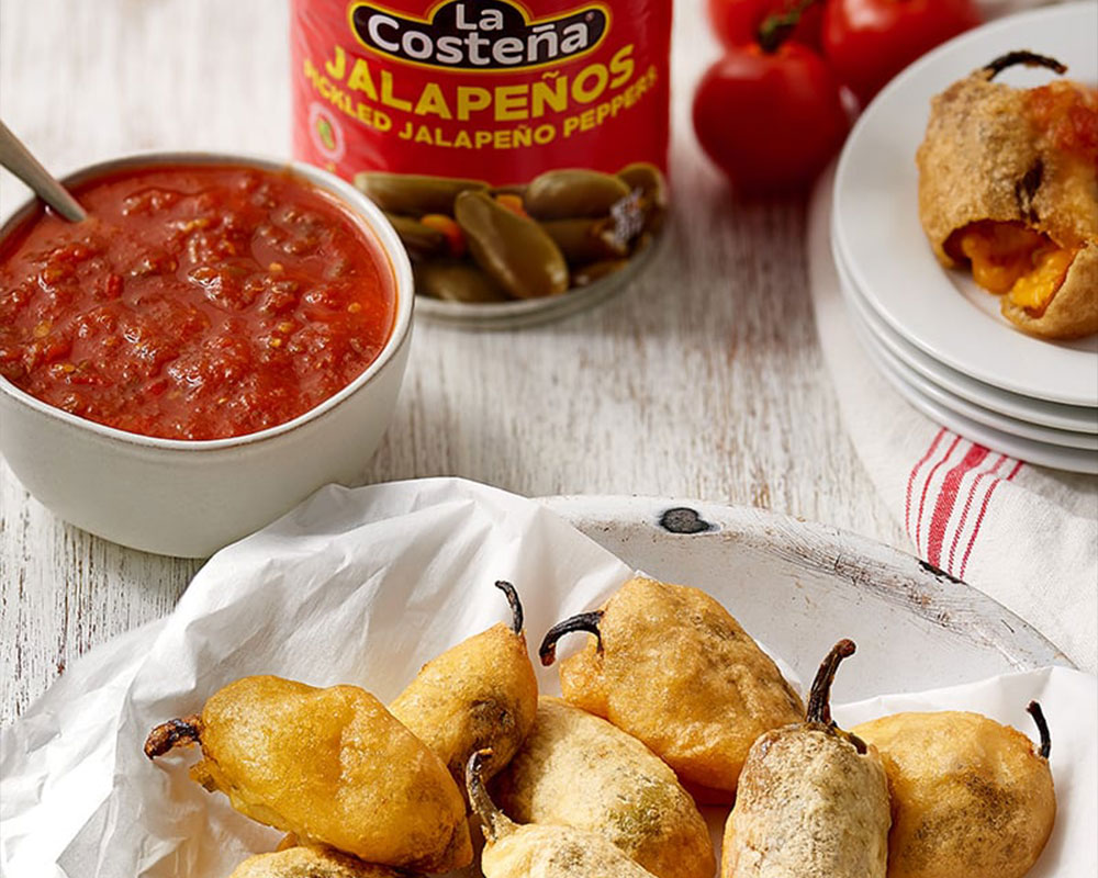 Battered Jalape os With Mexican Salsa Battered Jalape os With Mexican Salsa