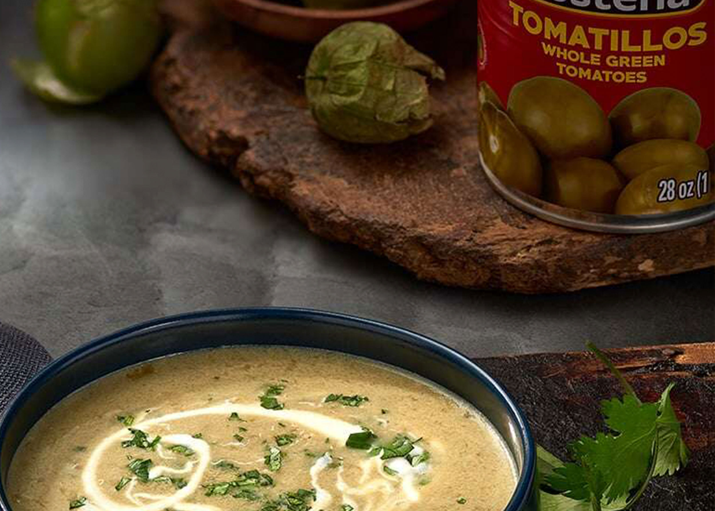 Roasted Tomatillo Soup