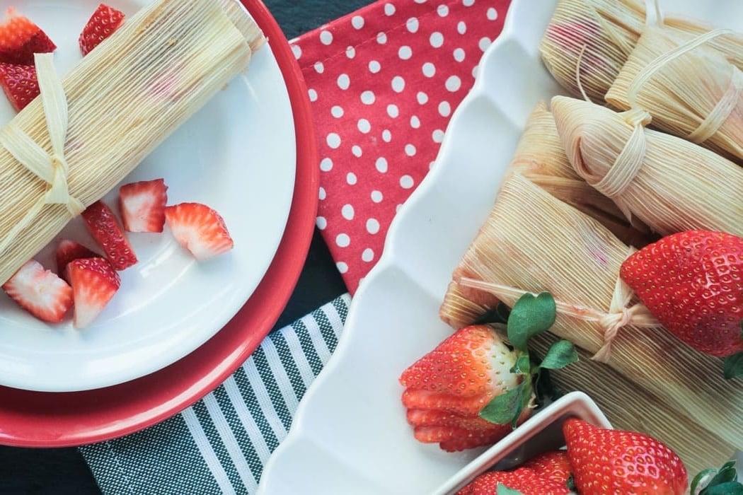 Strawberry Cheesecake Tamale